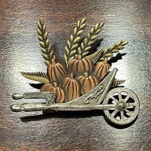 Vintage Fall Harvest Brooch